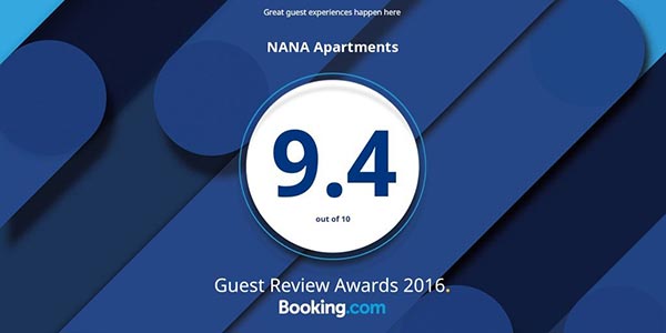 Nana-Apartments Booking Awasrds